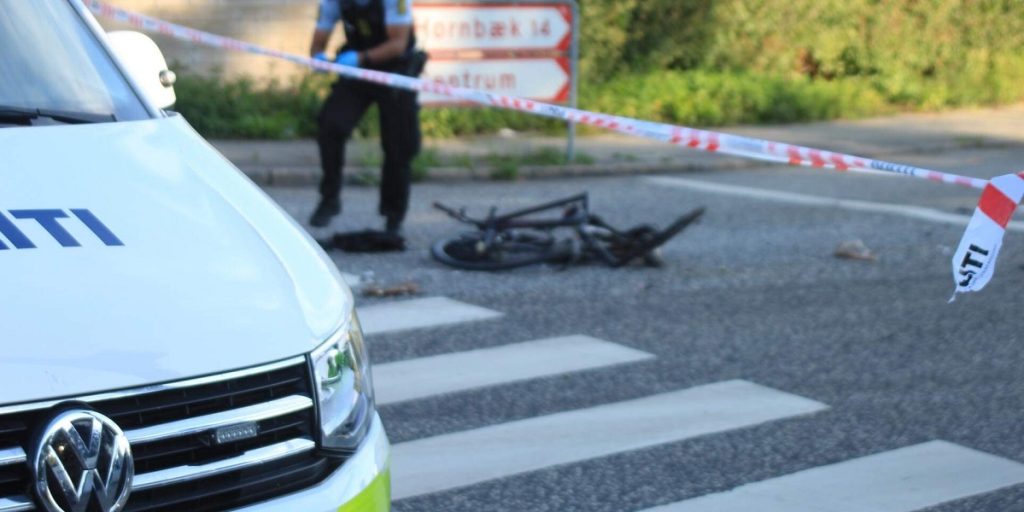 Cyklist død i tragisk ulykke