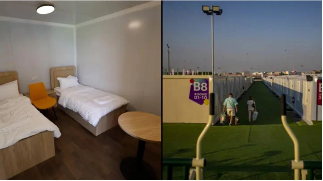 Qatar tilbyder fans refundering for deres metal container boliger