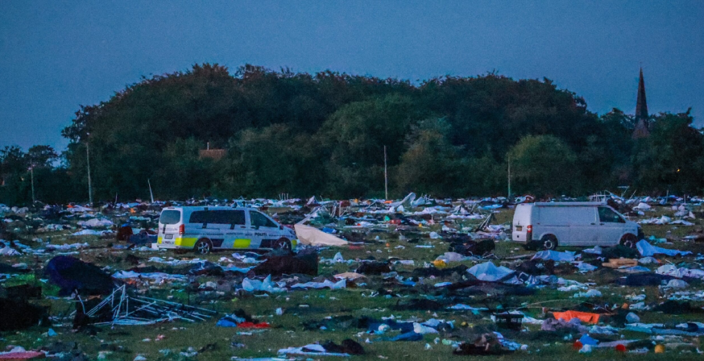 Person død under Roskilde Festival-oprydningsarbejde: Nu melder politiet ud