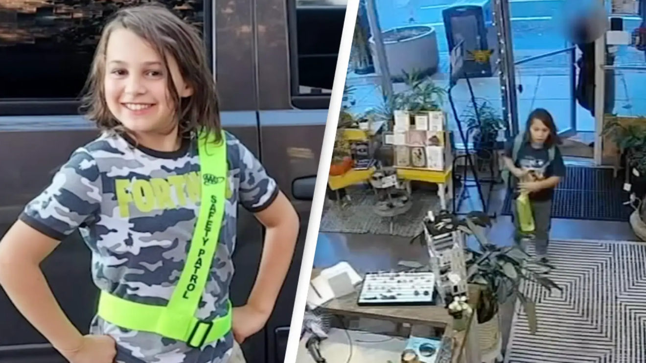 10-årige dreng undgår kvinde som følger efter ham med et smart trick