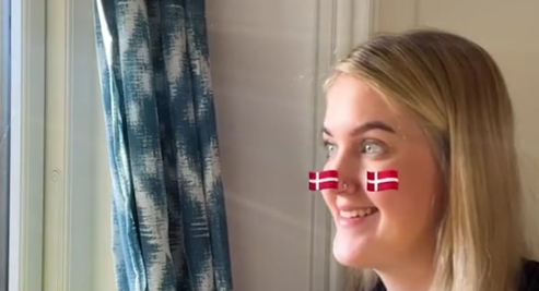 Danske Louise har stor succes på TikTok
