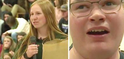 Skole overrasker blind elev med flot gestus: Tog dem 1.500 timer at lave