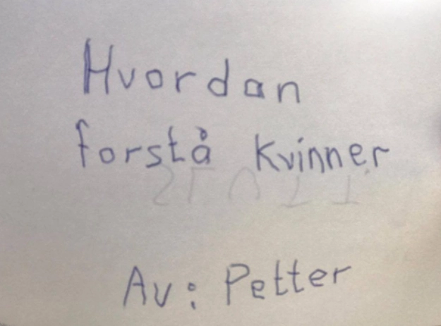11-årige Petter har knækket koden til at forstå kvinder: Nu er hans konklusion gået viralt