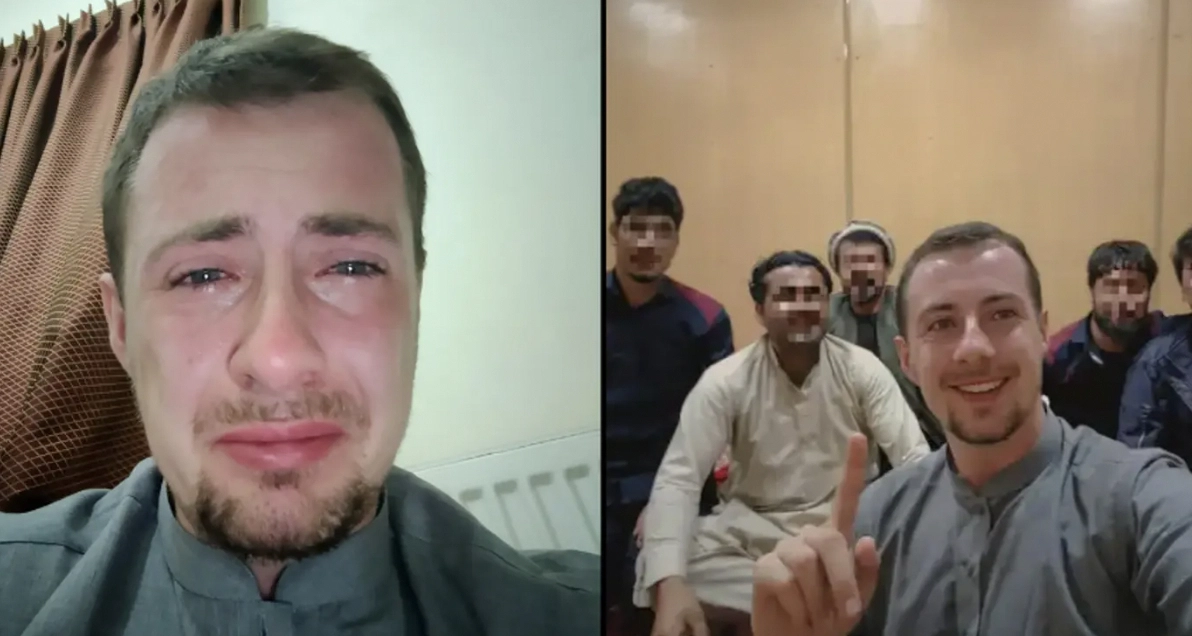 Drak te med Taliban: Nu kan han ikke stoppe med at kaste op