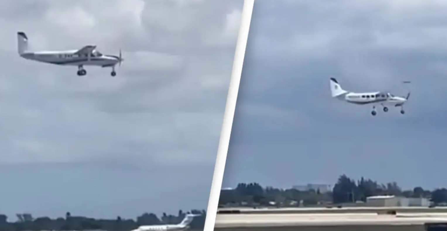Passager måtte tage roret, da piloten blev dårlig: Landingen endte ikke som forventet