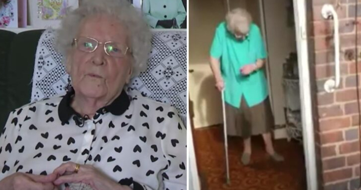 100-årig kvinde skulle fejre sin store dag alene: Men så ringede det på døren