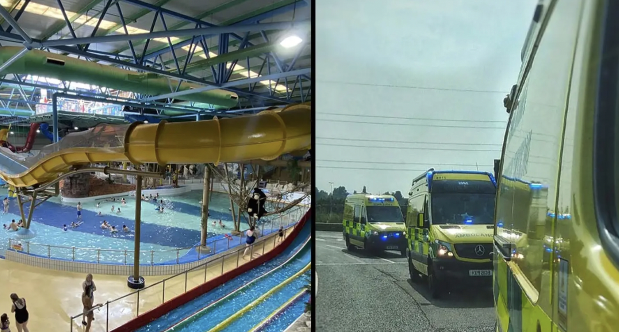 Otte ambulancer og tre brandbiler tilkaldt: Vandland evakueret