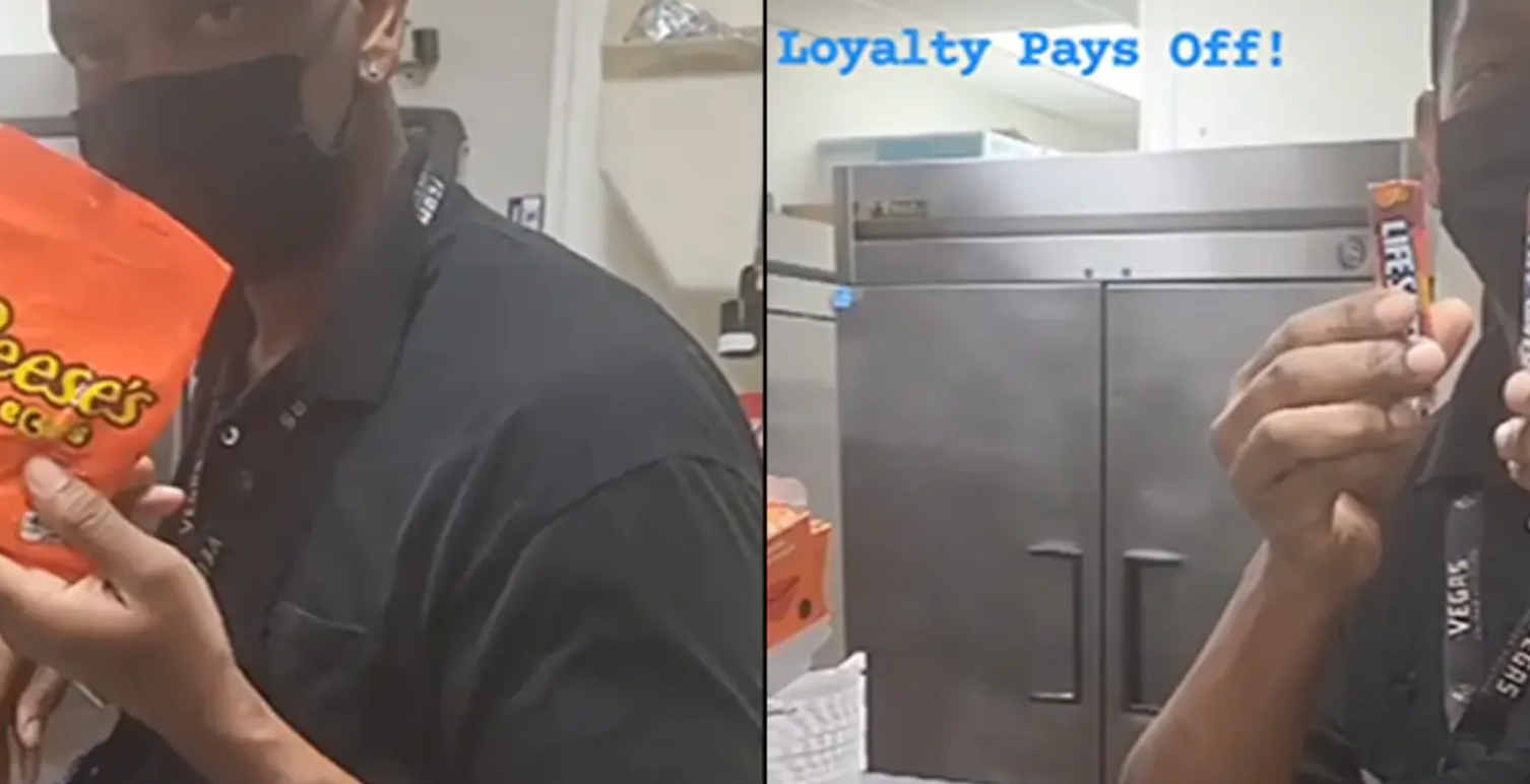 Kevin har arbejdet for Burger King i 27 år uden én sygedag: Nu går video af hans ‘belønning’ viralt