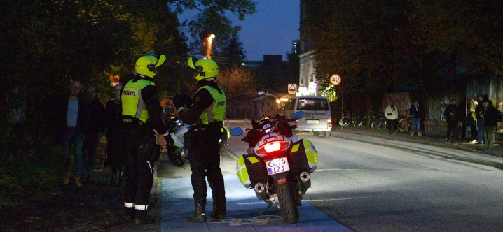 Politiet massivt til stede: Skud affyret i København