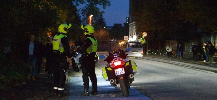 Politiet massivt til stede: Skud affyret i København