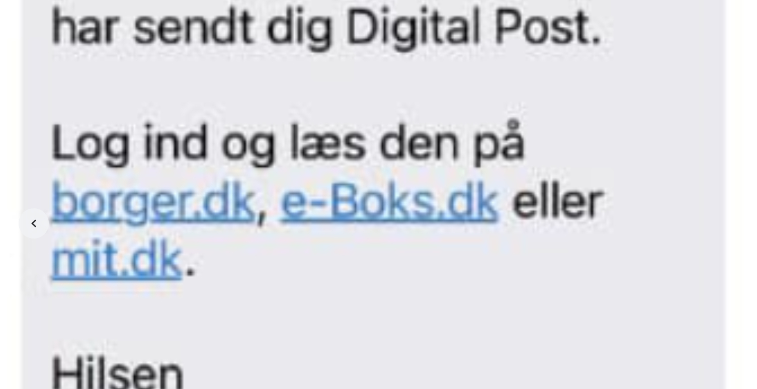 Tusindvis af danskere har modtaget SMS fra ‘Digital Post’: Tryk ikke på linket