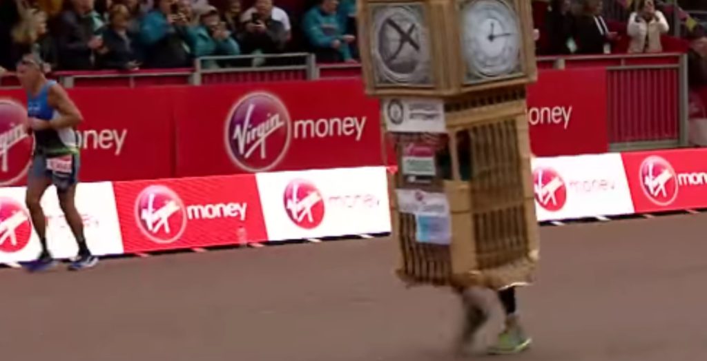 ‘Big Ben’ løb 42,16 kilometer: Så skete det utænkelige