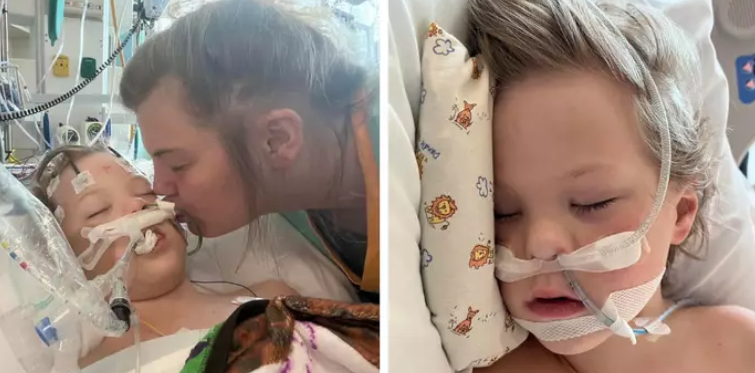 Mor deler hjerteskærende foto af sin 6-årige søn for at advare alle andre