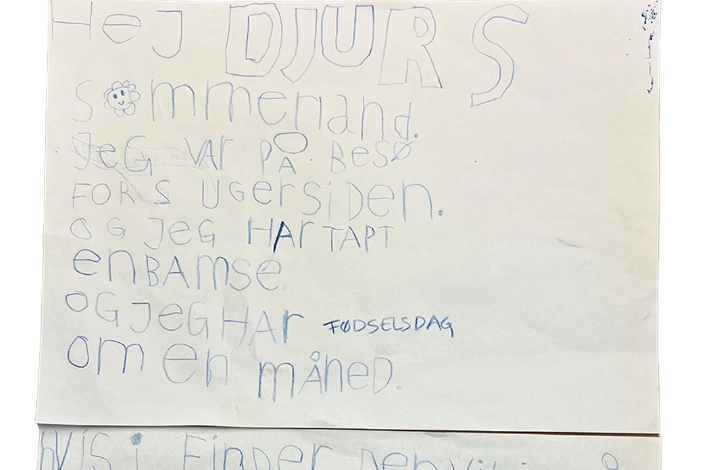 Lille dreng sendte brev til Djurs Sommerland: Så fik historien en lykkelig slutning