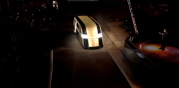 Kæmpe overraskelse fra Teslas We, Robot-event: Elon Musk præsenterer Robovan