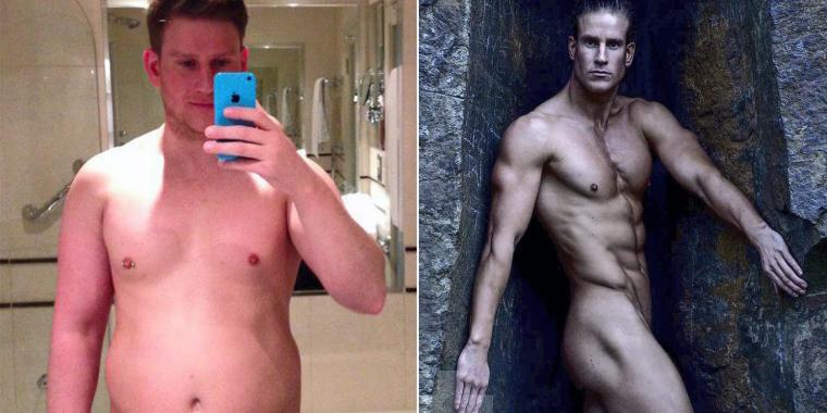 Sebastian forvandlede sin krop totalt på et halvt år ved at droppe to ting i sin kost