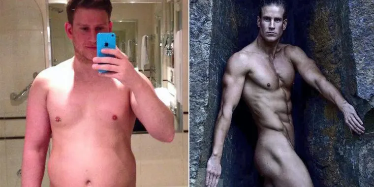 Sebastian forvandlede sin krop totalt på et halvt år ved at droppe to ting i sin kost