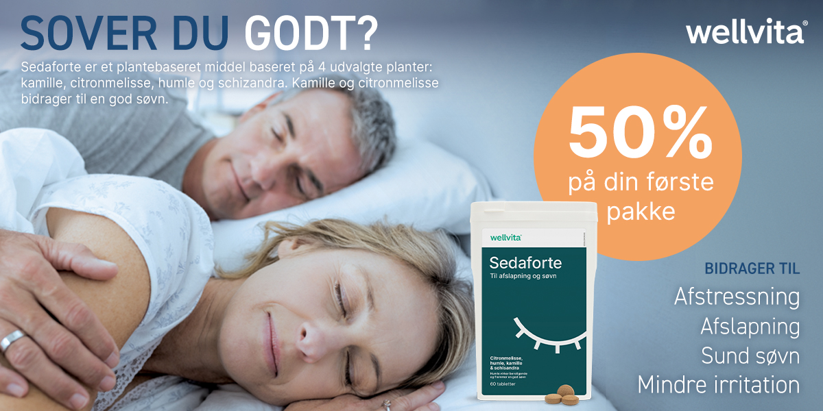 Sover du godt nok? Sådan får du en bedre søvn med Sedaforte