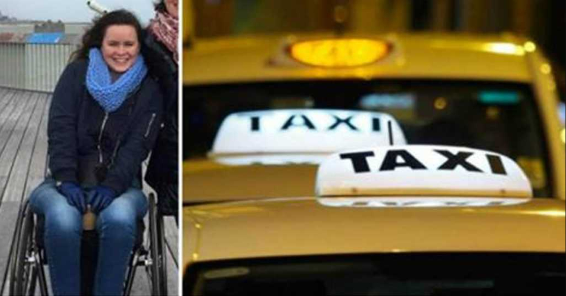 Kvinde fik afslag på taxa tur af chaufføren fordi hun sad i kørestol: Så tog fremmede hævn for hende