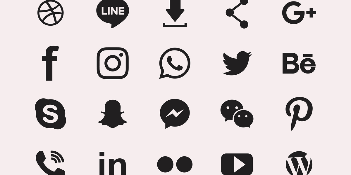 Stort socialt medie med nedbrud