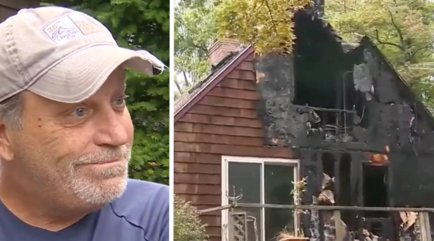Mand redder nabo fra brand – 20 år efter hans egen familie omkom i ildebrand