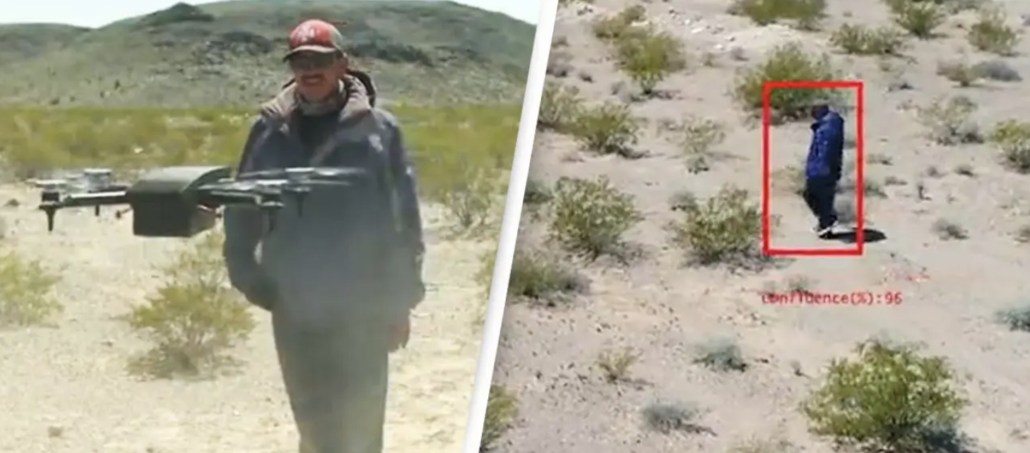 Folk er forargede: Teknologivirksomhed ville bruge droner til at angribe migranter ved grænsen