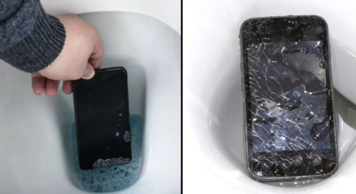 Kvindes iPhone havde været forsvundet i 10 år: Så begyndte toilettet at lave mærkelige lyde