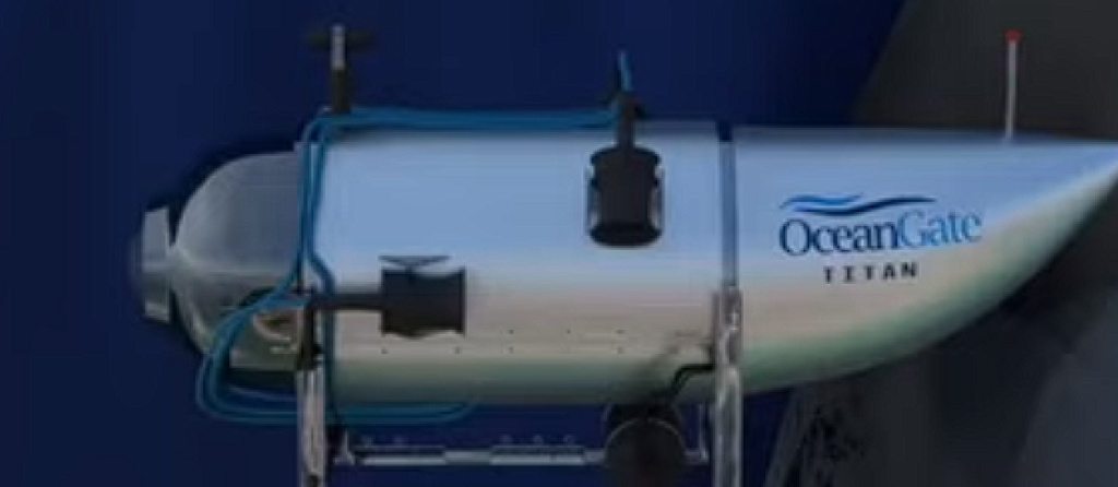 Foruroligende video viser hvordan implosionen af Titanic-ubåden muligvis kunne se ud