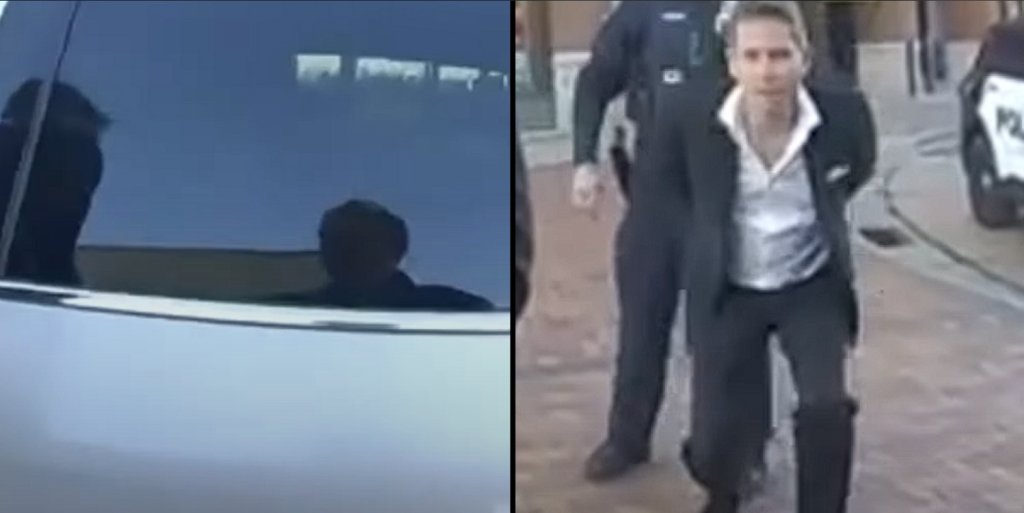 Par blev stoppet af politiet midt på gaden: Når du ser hvorfor, fælder du en tåre
