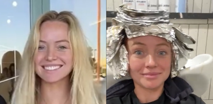 Sarah havde været blondine hele livet: Nu går hendes vilde transformation verden rundt