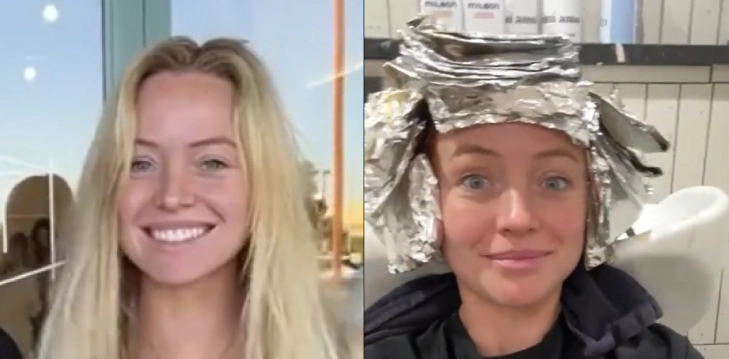 Sarah havde været blondine hele livet: Nu går hendes vilde transformation verden rundt