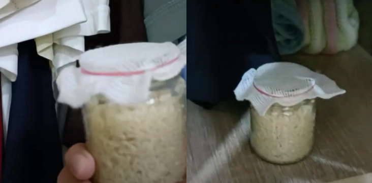 Ikke mange er klar over dette geniale trick: Derfor skal du putte en skål med ris i klædeskabet