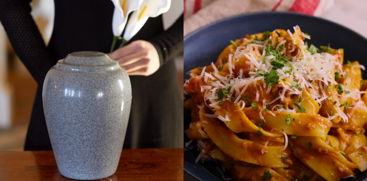 Derfor skal man aldrig stole på sin søster: Bror endte med at spise pastasovs, som indeholdt hans bedstemor