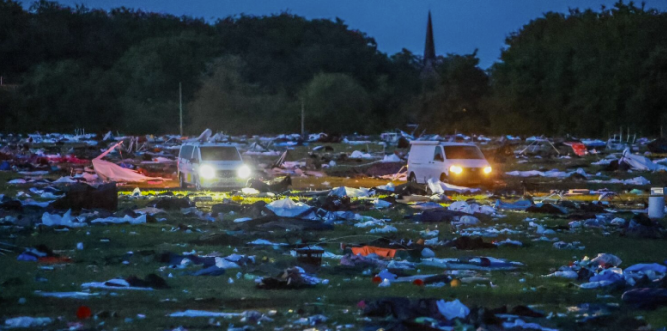 Forfærdelig hændelse: Person død under Roskilde Festival-oprydningsarbejde