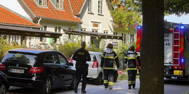 Massivt til stede ved børnehave: Melding om brand
