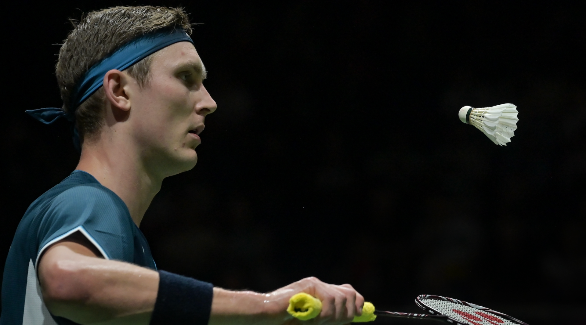 Kunne ikke holde det i sig: Viktor Axelsen var nødsaget til at trække sig