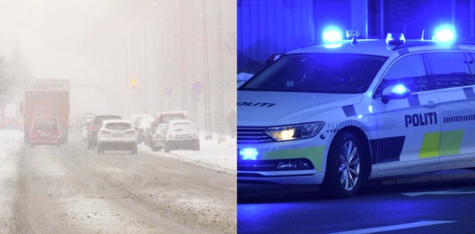 DMI har meldt om sne og frost: Nu udsender politiet vigtig advarsel