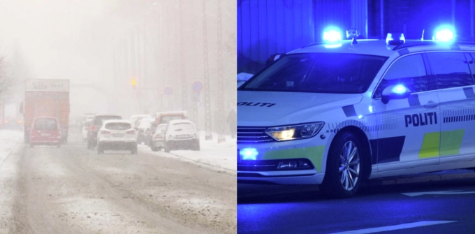 DMI har meldt om sne og frost: Nu udsender politiet vigtig advarsel