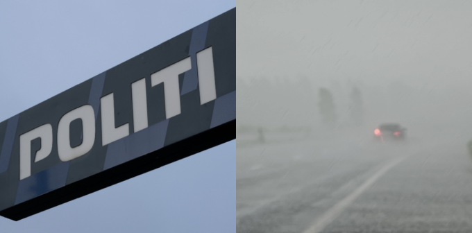 DMI udsender kategori 1-varsel om voldsomt vejr: Nu melder politiet ud