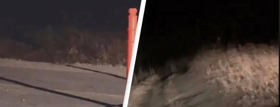 Skræmmende video: Sikkerhedsvagter skræmt fra vid og sans