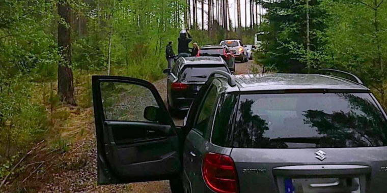 Drengestreger: Lokkede bilister helt ud i skoven med falske vejskilte