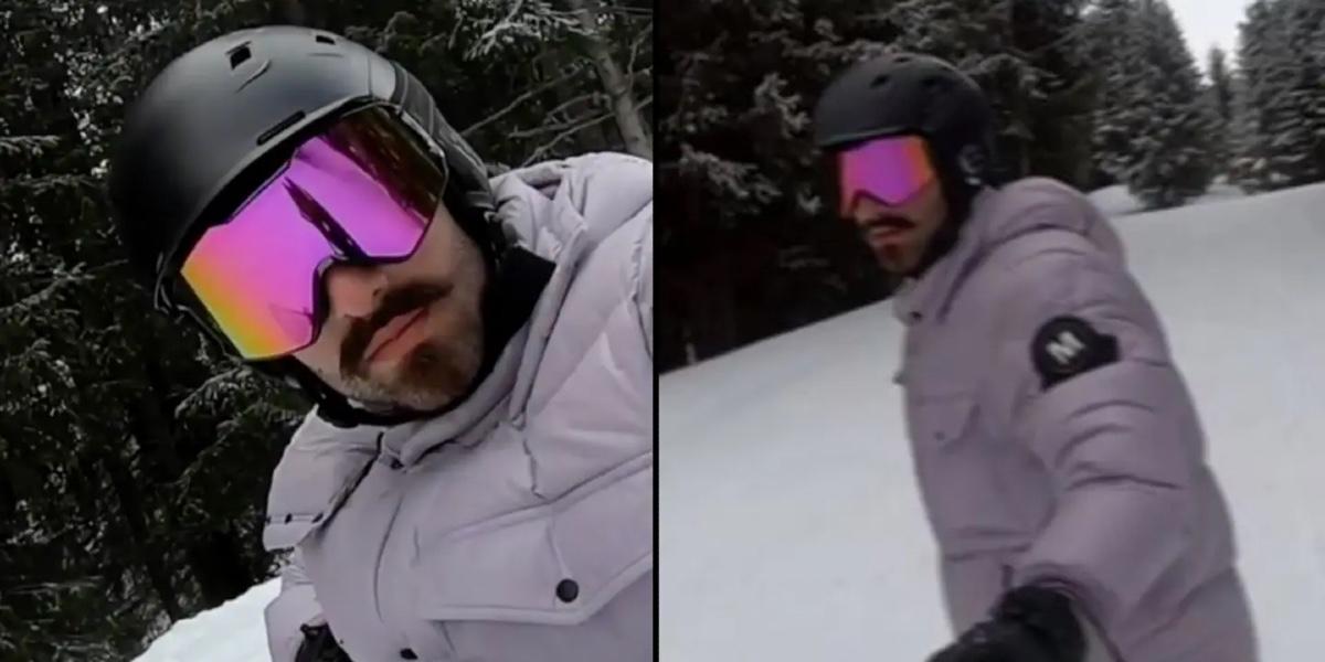 Snowboarder gør uhyggeligt fund i video: Var i livsfare uden at vide det