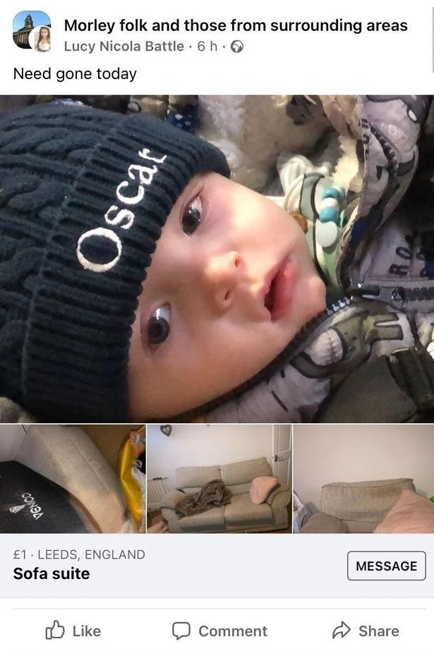 “Den skal væk i dag”: Mor sætter baby til salg
