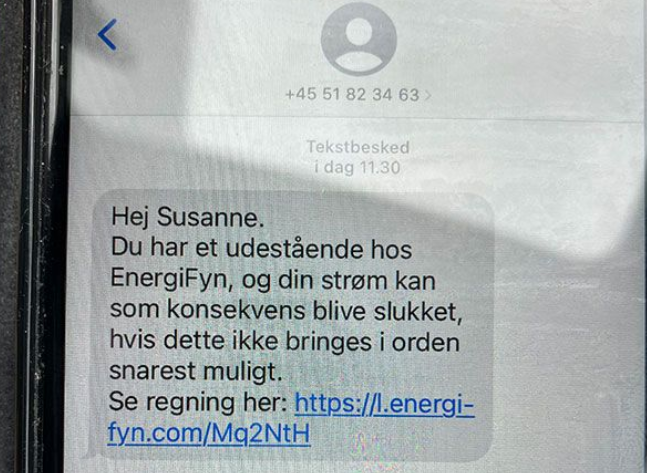 Energi Fyn med advarsel til sine kunder: Pas på svindlere