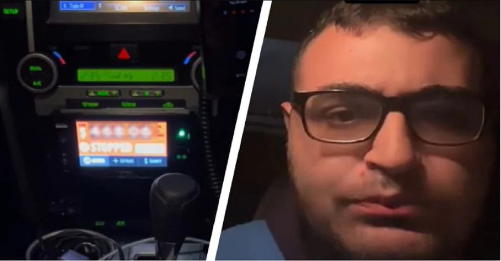 Mand falder i søvn i en taxa: Da han vågner, kan han ikke tro sin egne øjne