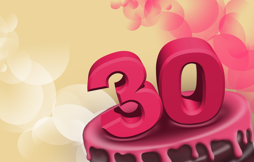 Tekst til 30 års fødselsdag