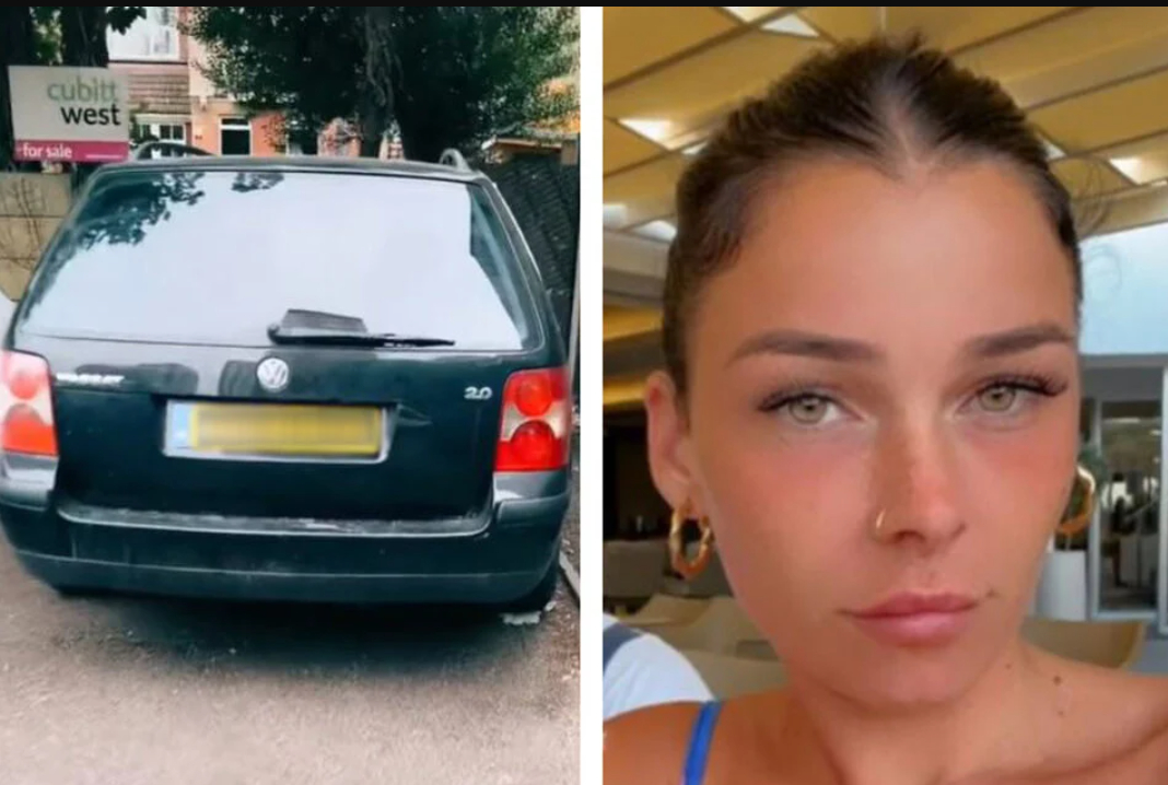 Kvinde ser fremmed bil på hendes p-plads: Sedlen i forruden efterlader hende overrasket
