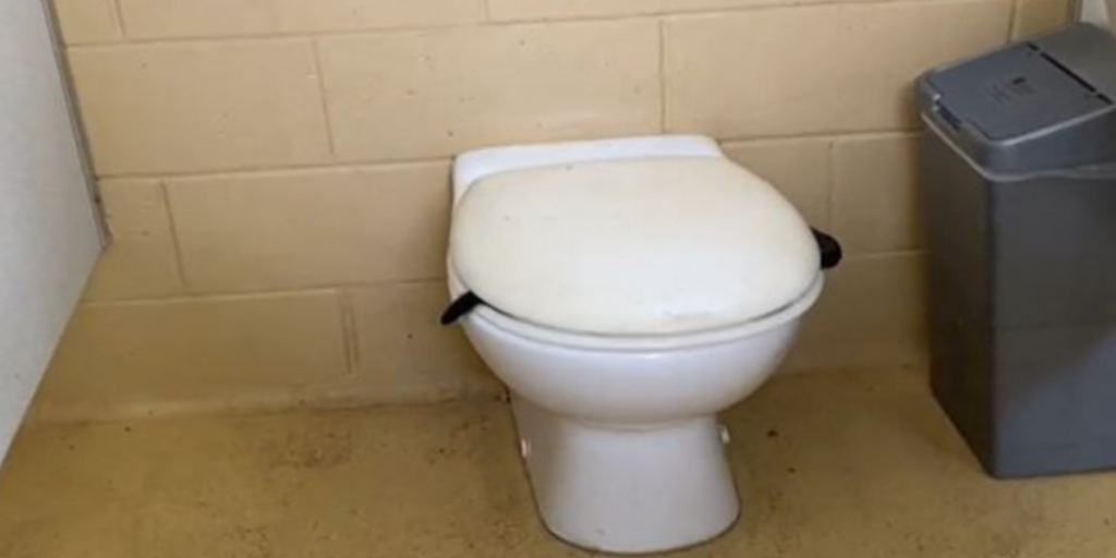 Kvinde gør skræmmende fund på offentligt toilet