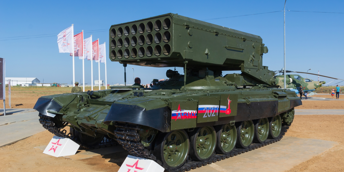 Ekstremt dødbringende våben kendt for at koste civile liv set nær Ukraines grænse