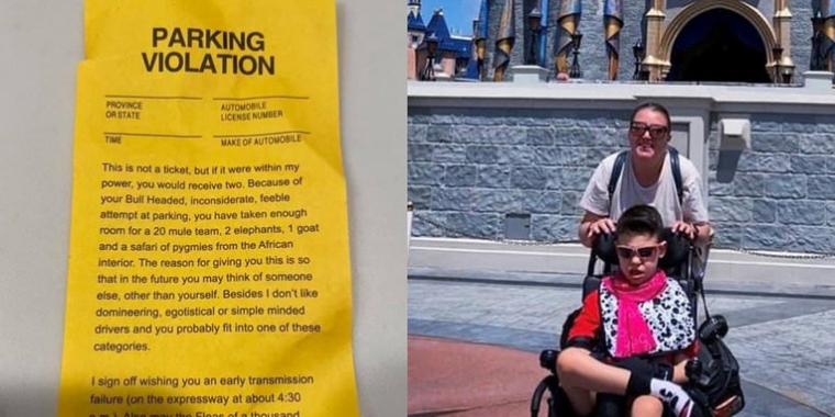 Mor og handicappet søn tog i Disneyland: I bilens forrude ventede en ubehagelig besked